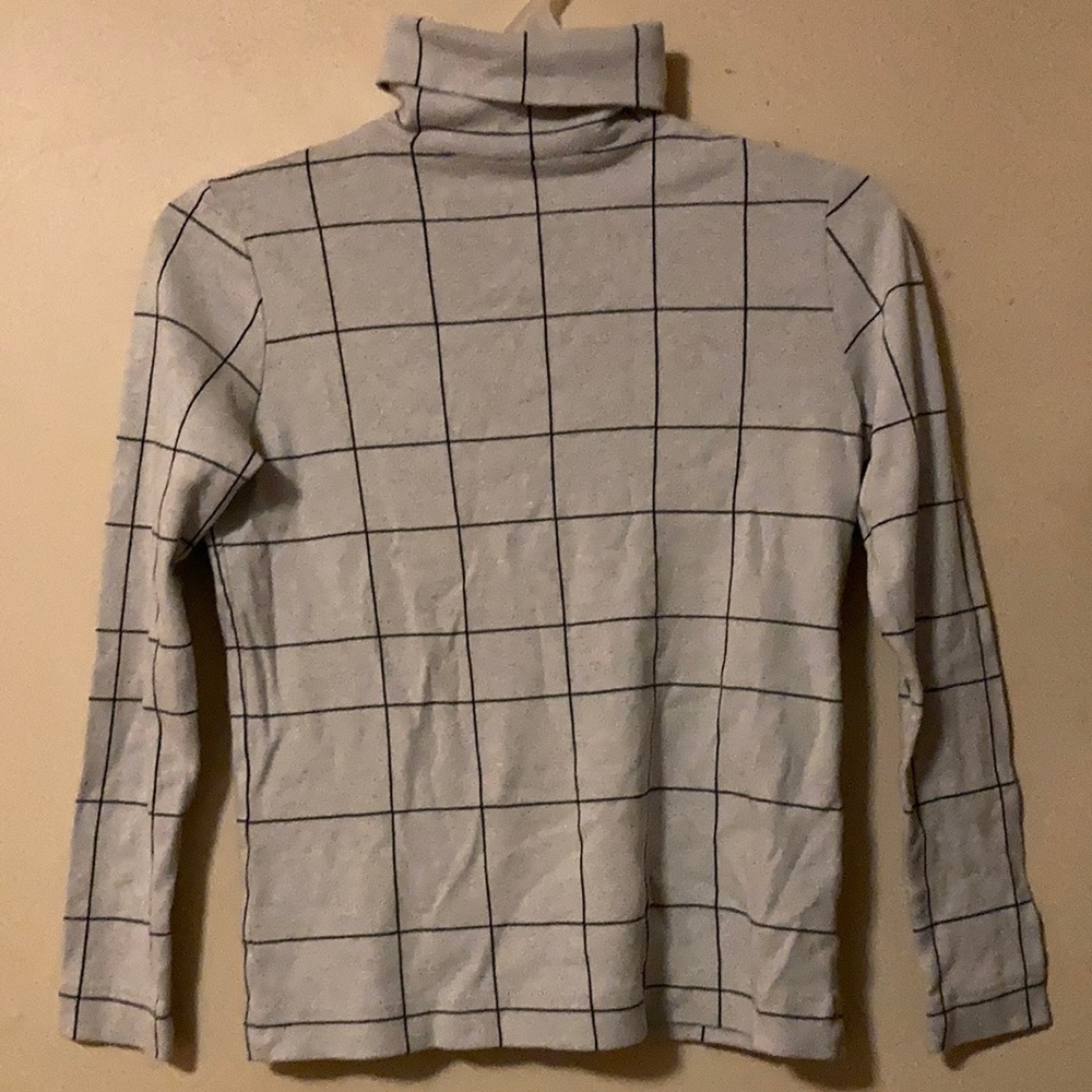GRID PRINT Mr.Larkin Turtleneck size S **top only**